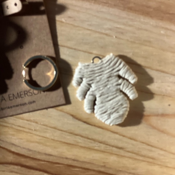 14 kt gold plating & Stainless Steel rattan earrings. Two pair in one. - Picture 2 of 4